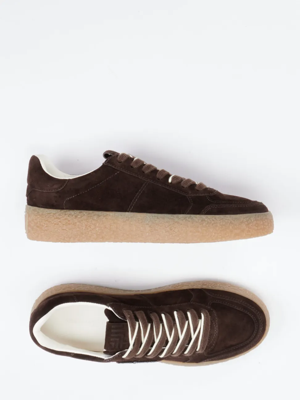Kennel & Schmenger – Sneaker aus Veloursleder Dunkelbraun