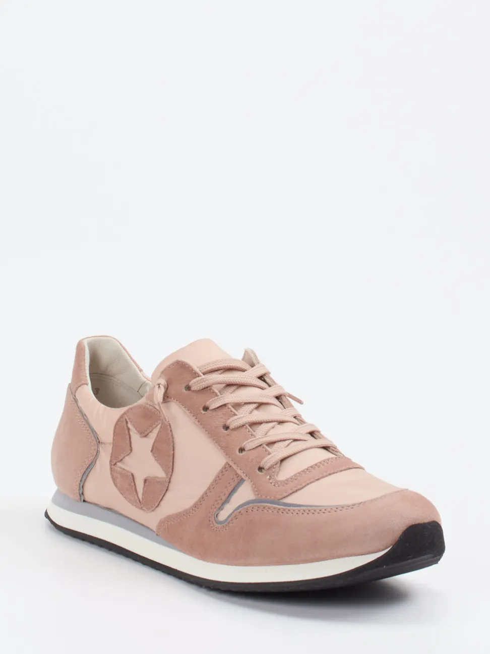 Kennel & Schmenger – Sneaker aus Veloursleder in Altrosa
