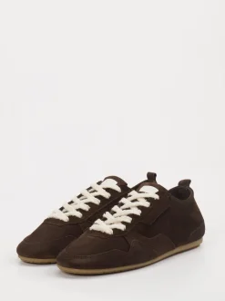 Kennel & Schmenger – Sneaker aus Veloursleder Dunkelbraun