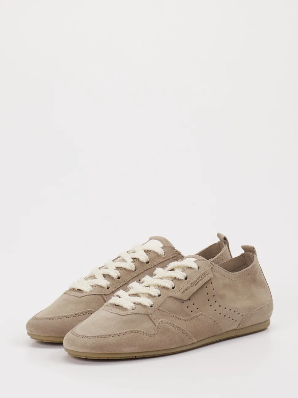 Kennel & Schmenger – Sneaker aus Veloursleder taupe