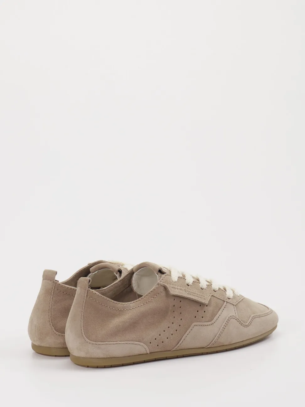 Kennel & Schmenger – Sneaker aus Veloursleder taupe