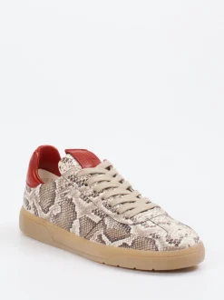 Kennel & Schmenger – Sneaker aus Lackleder mit Snake-Print