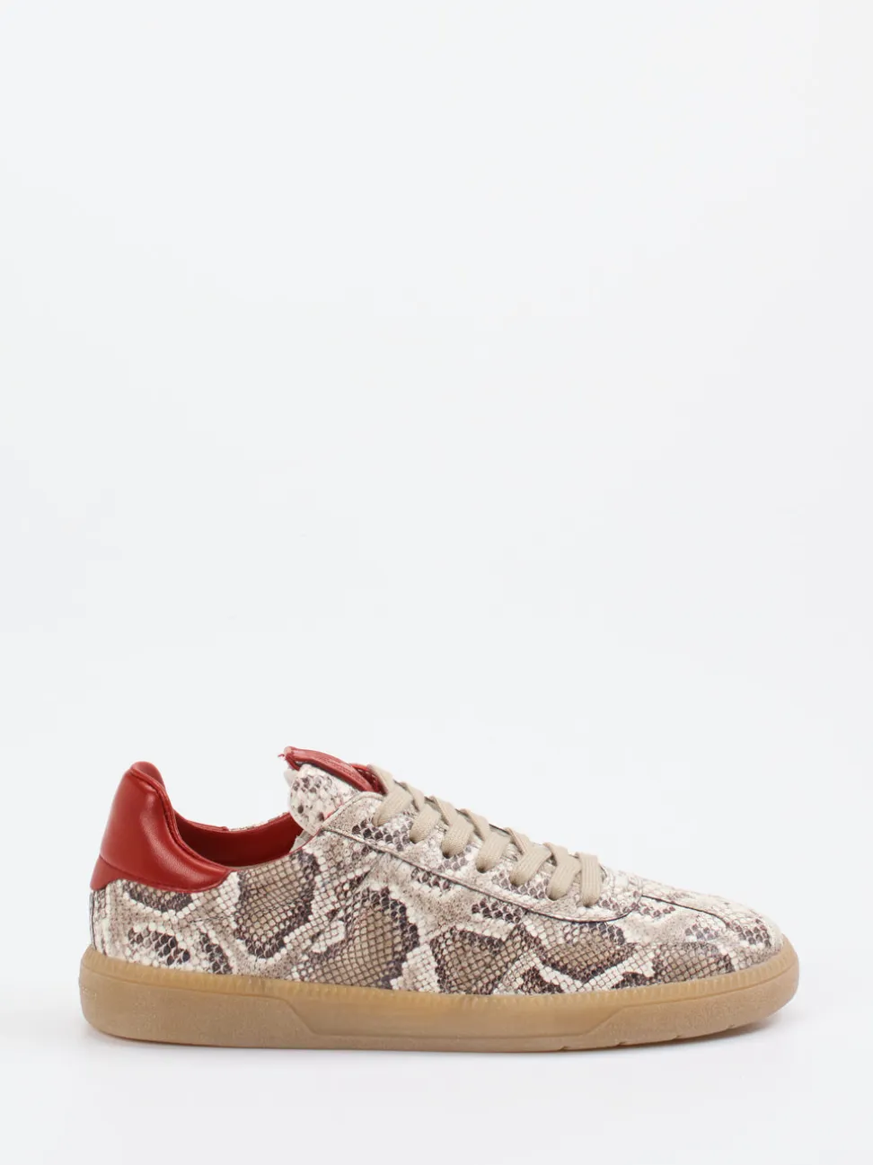 Kennel & Schmenger – Sneaker aus Lackleder mit Snake-Print