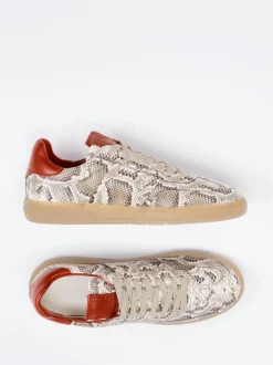 Kennel & Schmenger – Sneaker aus Lackleder mit Snake-Print