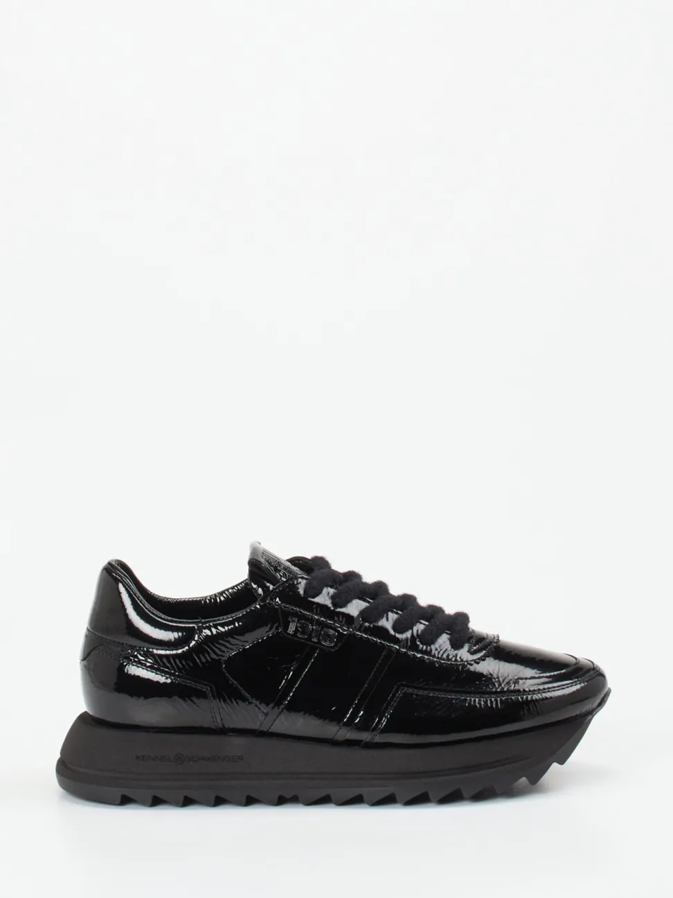 Kennel & Schmenger – Sneaker aus Lackleder Schwarz