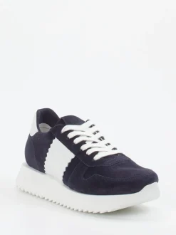 Kennel & Schmenger – Sneaker aus Veloursleder Dunkelblau