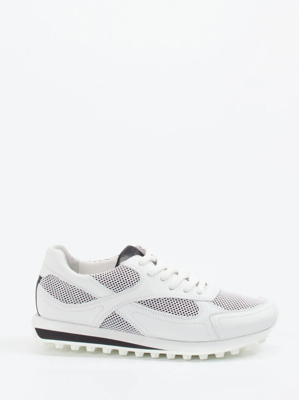 Kennel & Schmenger – Sneaker aus Velour und Textil Weiß