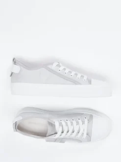 Kennel & Schmenger – Sneaker aus Textil und Glattleder grau