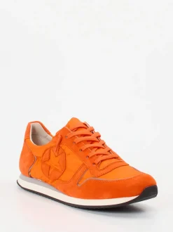 Kennel & Schmenger – Sneaker aus Veloursleder orange