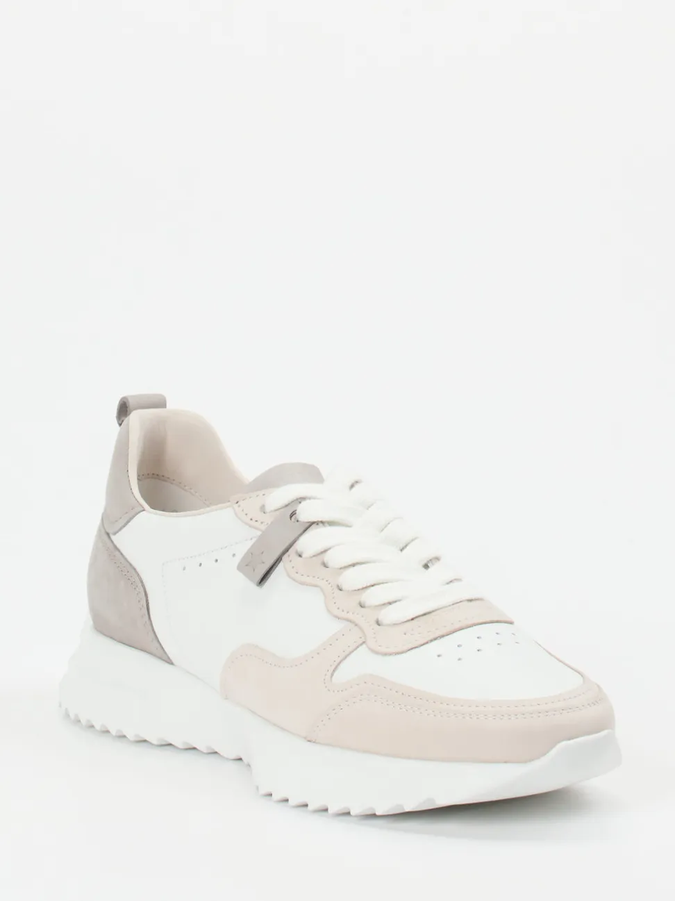 Kennel & Schmenger – Sneaker aus Nubukleder Off-White