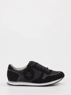 Kennel & Schmenger – Sneaker aus Veloursleder Schwarz