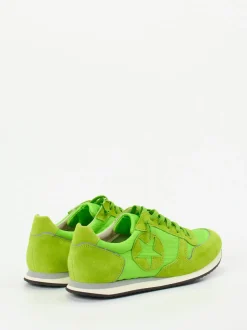 Kennel & Schmenger – Sneaker aus Veloursleder Neongrün