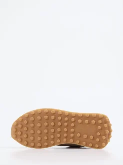 Kennel & Schmenger – Sneaker aus Veloursleder und Mesh beige