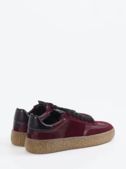 Kennel & Schmenger – Sneaker aus Veloursleder Bordeaux