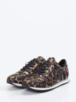 Kennel & Schmenger – Sneaker aus Textil mit Leoprint