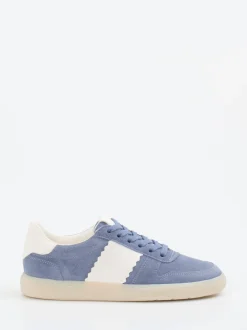 Kennel & Schmenger – Sneaker aus Veloursleder jeansblau
