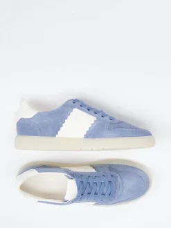 Kennel & Schmenger – Sneaker aus Veloursleder jeansblau