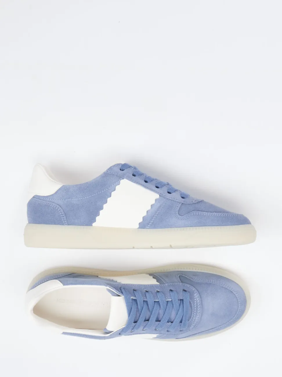 Kennel & Schmenger – Sneaker aus Veloursleder jeansblau