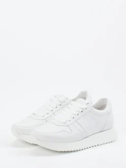 Kennel & Schmenger – Sneaker aus Lammleder in Weiß