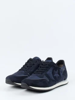 Kennel & Schmenger – Sneaker aus Veloursleder Dunkelblau