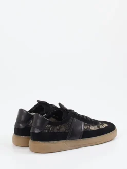 Kennel & Schmenger – Sneaker aus Velour/Textil Schwarz