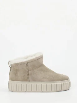 Kennel & Schmenger – Stiefeletten aus Lammleder grau