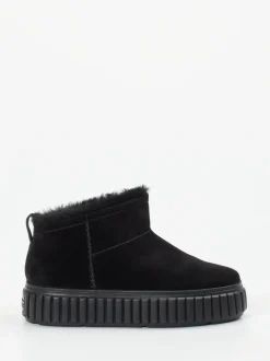 Kennel & Schmenger – Stiefelette aus Veloursleder schwarz