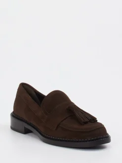 Kennel & Schmenger – Tassel Loafer aus Veloursleder braun