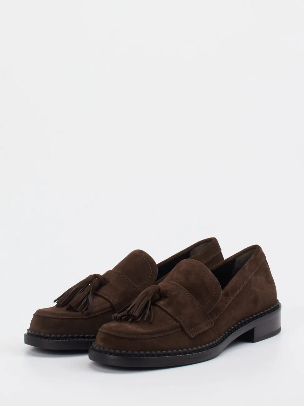 Kennel & Schmenger – Tassel Loafer aus Veloursleder braun