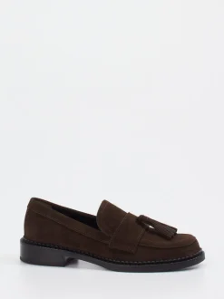 Kennel & Schmenger – Tassel Loafer aus Veloursleder braun
