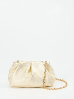 Konstantin Starke – Abendtasche aus Metallicleder Gold
