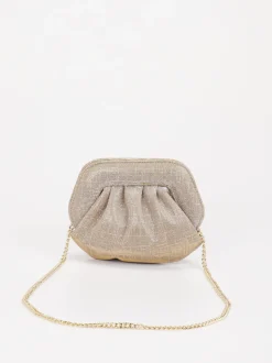 Konstantin Starke – Abendtasche aus Leder goldfarben