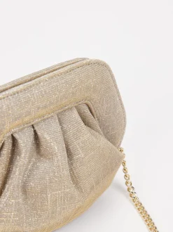Konstantin Starke – Abendtasche aus Leder goldfarben