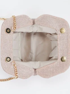 Konstantin Starke – Abendtasche aus Leder in Roségold