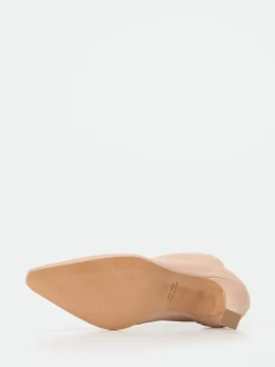 Konstantin Starke – Ankle Boots aus Lammleder Rosébeige