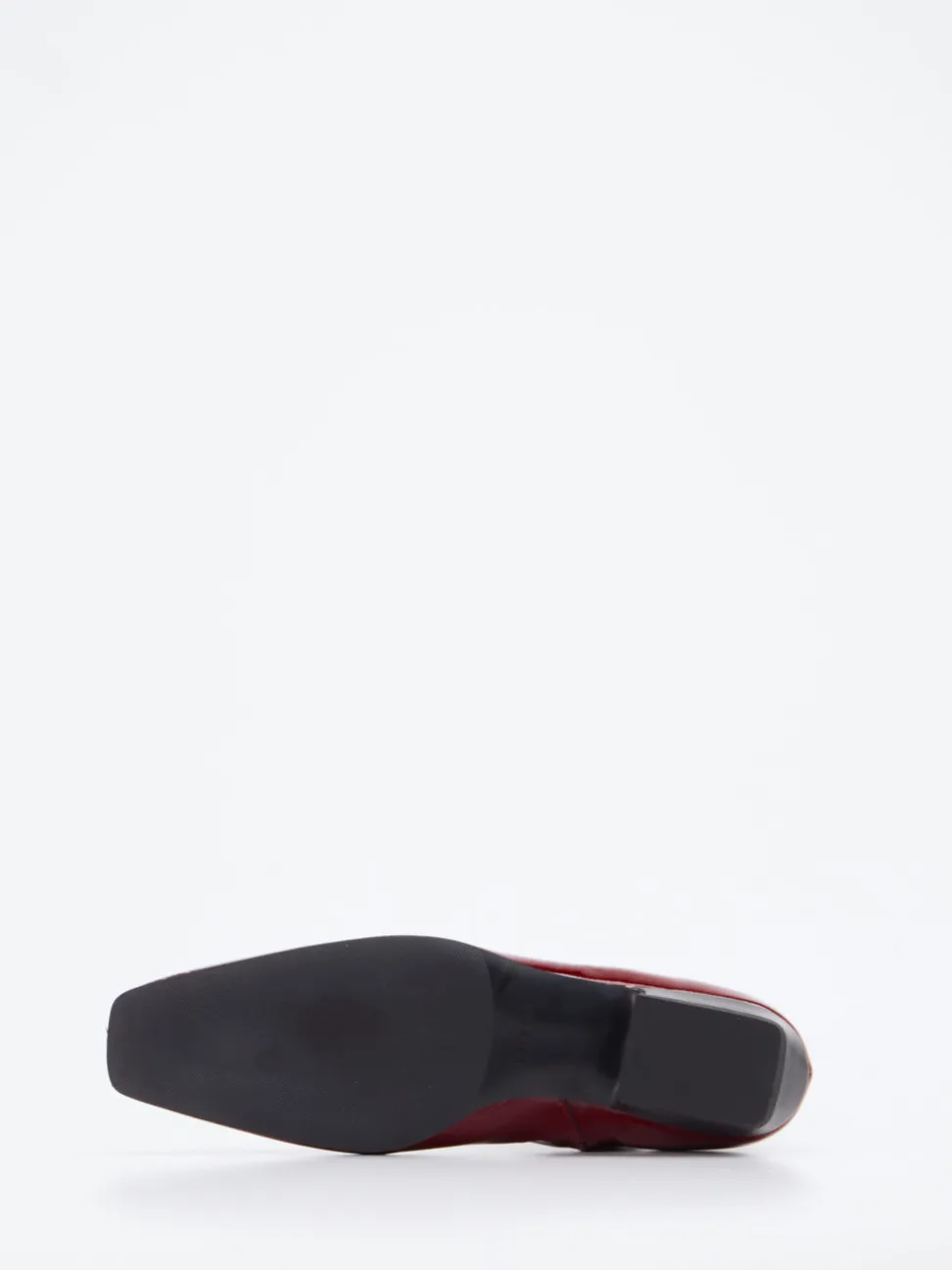 Konstantin Starke – Ankle Boots aus Lackleder Bordeaux