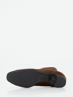 Konstantin Starke – Ankle Boots aus Lederimitat braun