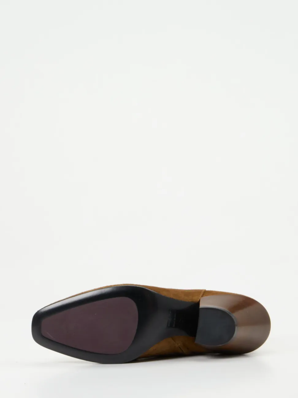 Konstantin Starke – Ankle Boots aus Veloursleder cognac
