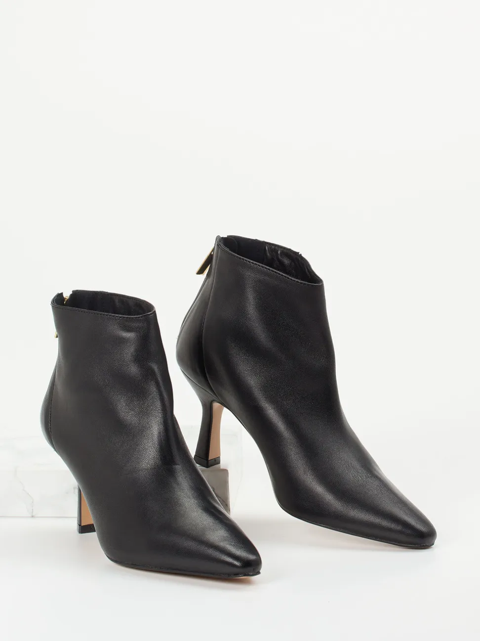 Konstantin Starke – Ankle Boots aus Lammleder schwarz