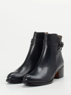 Konstantin Starke – Ankle Boots aus Kalbleder Blau