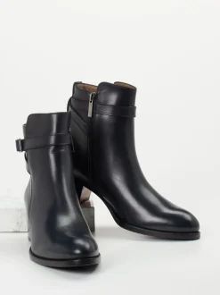 Konstantin Starke – Ankle Boots aus Kalbleder Blau