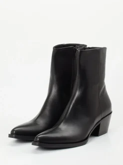 Konstantin Starke – Ankle Boots aus Kalbleder Schwarz