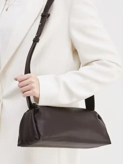 Konstantin Starke – Baguette Bag aus Lammleder Dunkelbraun