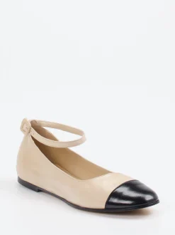 Konstantin Starke – Ballerinas aus Lammleder zweifarbig