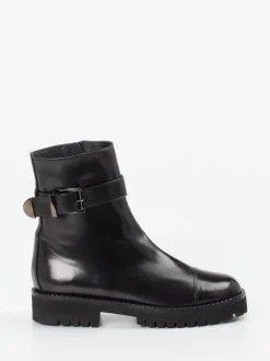 Konstantin Starke – Biker Boots aus Lammleder Schwarz