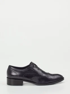 Konstantin Starke – Brogues aus Lammleder tiefschwarz