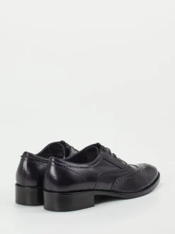Konstantin Starke – Brogues aus Lammleder tiefschwarz