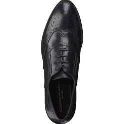 Konstantin Starke – Brogues aus Lammleder tiefschwarz