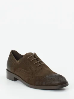 Konstantin Starke – Brogues aus Veloursleder mokkabraun