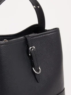 Konstantin Starke – Bucket Bag aus Kalbleder Schwarz